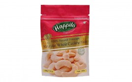 Happilo 100% Premium King Size Whole Cashew nuts  Pack  200 grams